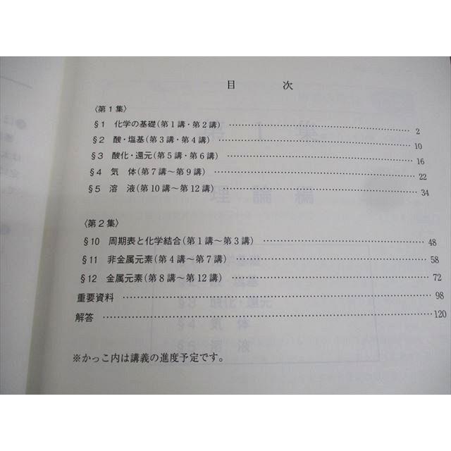 代々木ゼミナール 代ゼミ ハイレベル化学 テキスト通年セット 2022 計2
