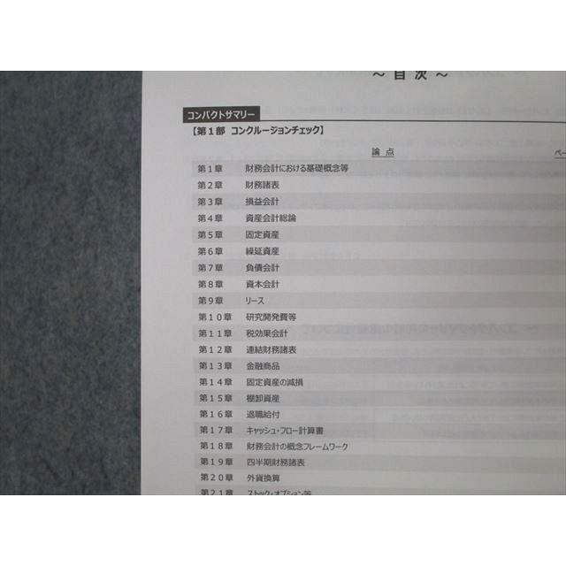 CPA会計学院 公認会計士講座 財務会計論(理論) 短答論点総まとめ