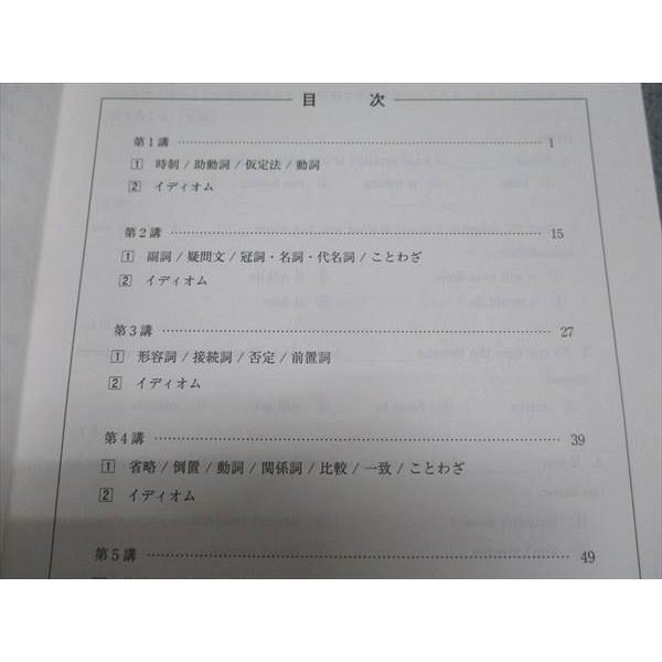 河合塾マナビス 最頻出語法・イディオム200 テキスト 未使用 010m0B