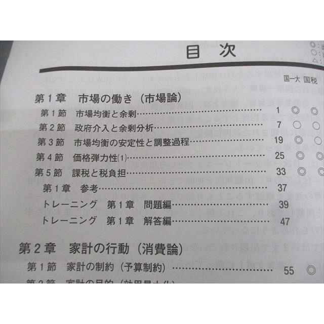 資格の大原 公務員講座 経済学I/II(ミクロ/マクロ経済学) テキスト