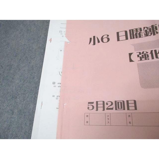 浜学園 小6 日曜錬成特訓 理科【強化講座】 2〜6月1/2回目 計10回分
