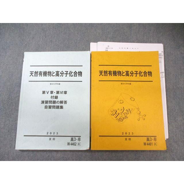 駿台 天然有機物と高分子化合物/自習問題集 2023 夏期 計2冊 片山雅之