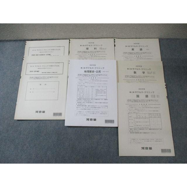 河合塾 第2回 サクセス・クリニック 英語/数学/国語/理科/地歴公民