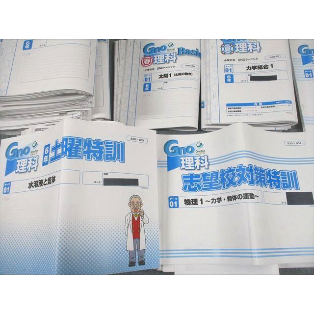 グノーブル Gnoble 理科 6年 テキストセット 通常 春季 夏季 土曜特訓 Gnoble グノーブル 小6 理科 グノベーシック/土曜/志望校/入試対策特訓