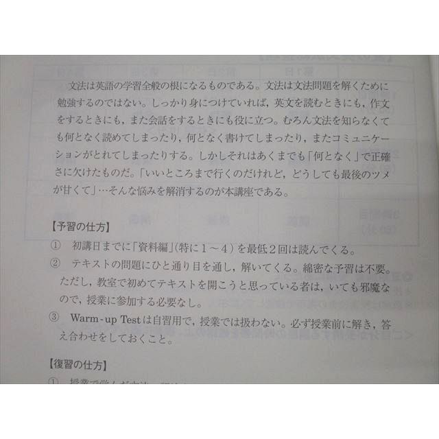 駿台 英語 夏の英文法総整理 テキスト 状態良 2023 夏期 勝田耕史