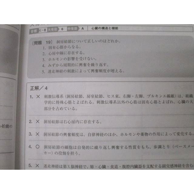 医教 看護師国試 科目別教科トレーニング 解答解説書 人体の構造と機能