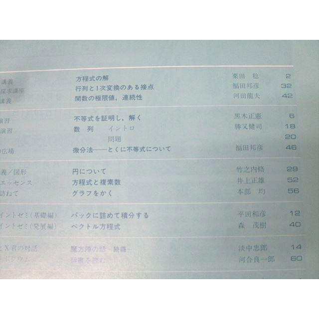 東京出版 大学への数学 1983年8月号【絶版・希少本】 森茂樹/勝又健司
