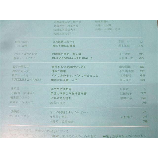 東京出版 大学への数学 1983年3月号【絶版・希少本】 浦辺理樹/本部均