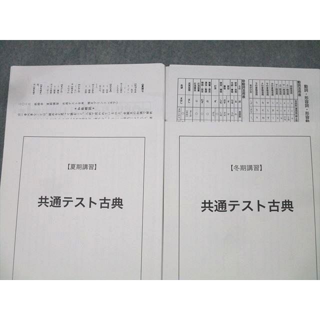 鉄緑会 大阪校 国語 共通テスト古典(古文・漢文) テキストセット 夏期