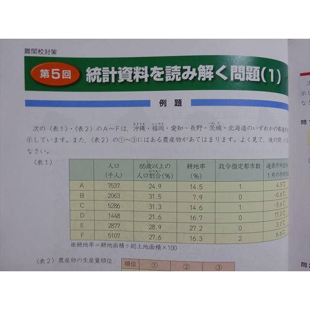 本 ​【難関校合格】サピックス 3年 後期 社会教材 全15冊セット 考える