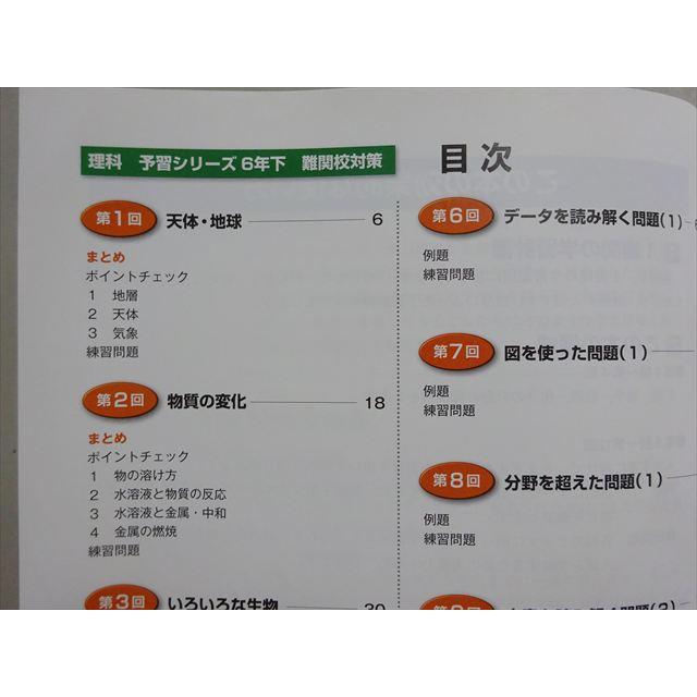 四谷大塚 予習シリーズ 理科6年下 難関校対策(140628-8) 2022 011S2B
