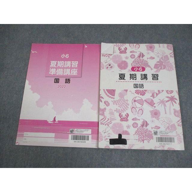 臨海セミナー 小6 夏期講習/準備講座 算数・国語・英語 2022 計2冊