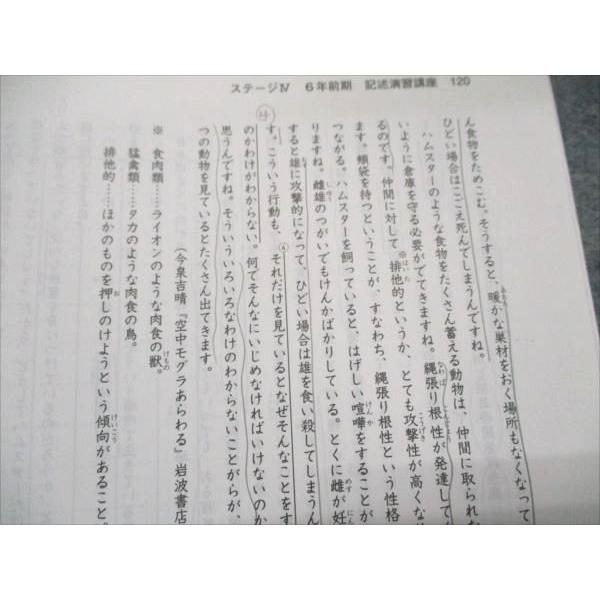 2024年度　5年　ステージⅣ 国語　算数　理科　社会　日能研　記述演習講座 日能研 小6 国語 中学受験用 2024年度版 記述演習講座 ステージIV