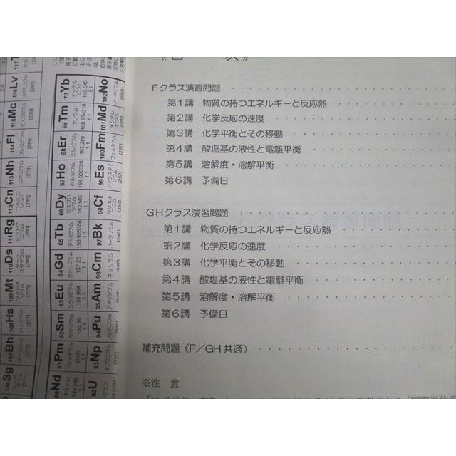 SEG 理論化学入試演習I/II 受験化学演習F・G・Hクラス問題集 テキスト