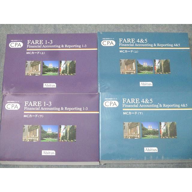 アビタス USCPA 米国公認会計士 A＆A/BEC/FARE/REG 論点カード/問題集