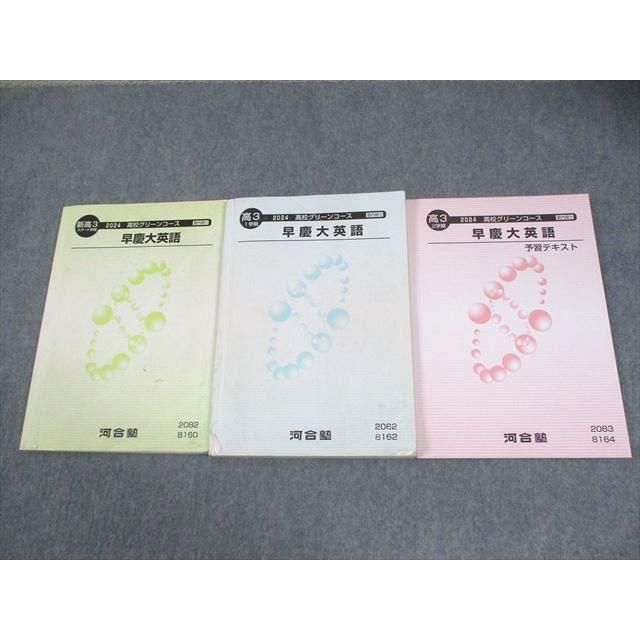 河合塾 早稲田/慶應義塾大学 高校グリーンコース 早慶大英語/予習