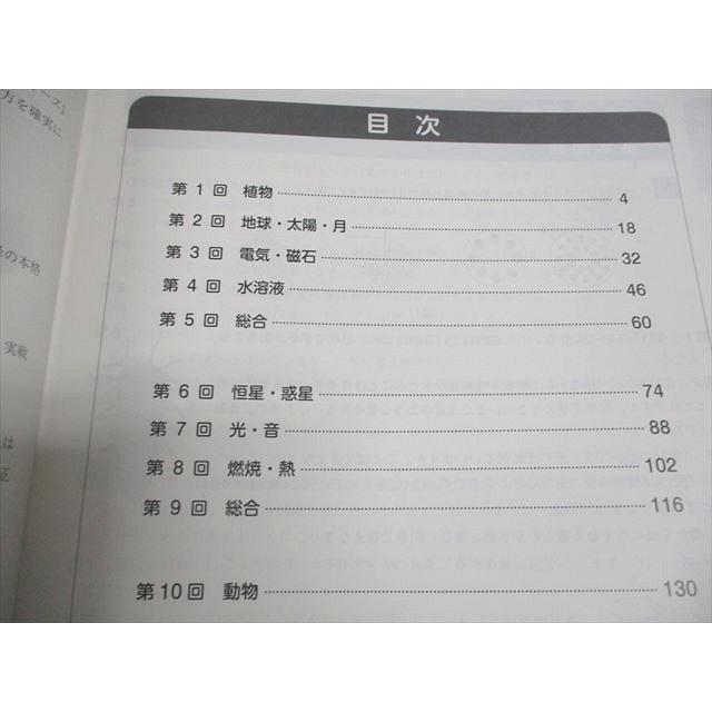 四谷大塚 小6 理科 予習シリーズ 演習問題集 上 書き込みなし 2024