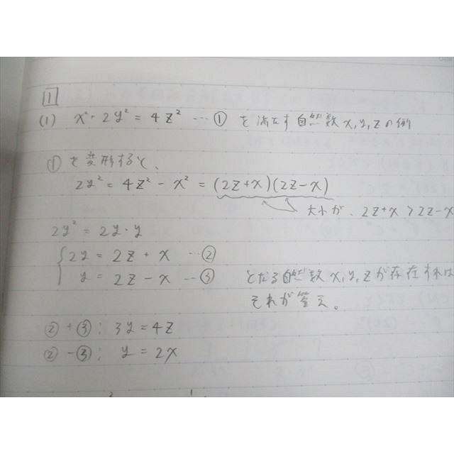 駿台 数学 解法の研究〈理文共通編〉テキスト 2022 夏期 雲幸一郎