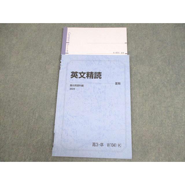 駿台 英語 英文精読 テキスト 2024 夏期 伊藤隆之 007s0C : ブックス
