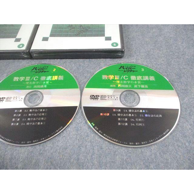 希少な古い教材　西岡康夫　真下雅浩　数学IIIC徹底講義 DVDとテキストセット 日本インターアクト 大学入試制覇ハイパーレクチャー 数学III/C徹底