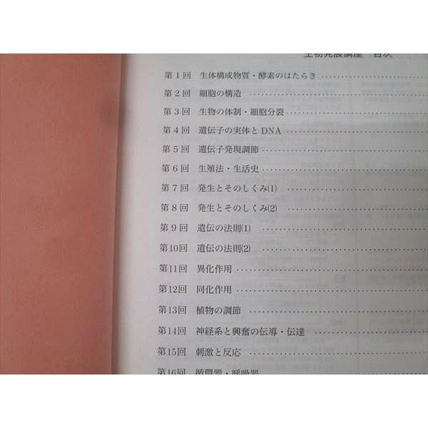 鉄緑会 高3 生物発展講座/問題集 テキストセット【書き込み無し】 2022
