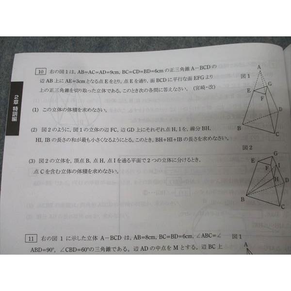 駿台 高校入試 夏期講習テキスト3教科 中3 数学 理科 社会科 高校入試