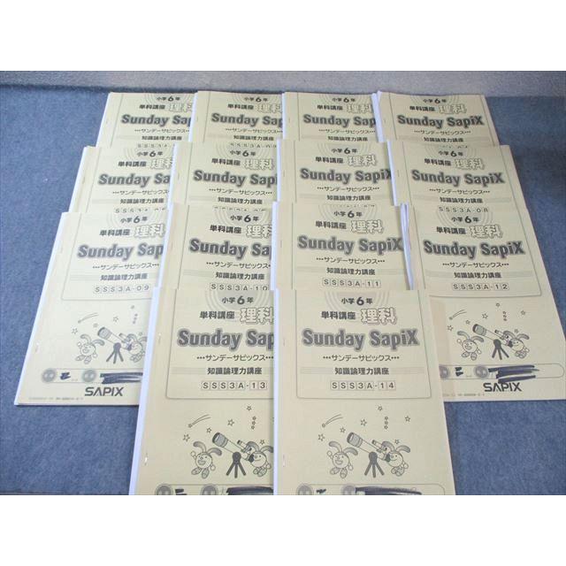 SAPIX 小6 サピックス SS特訓 理科 【全14回分フルセット】 通年セット