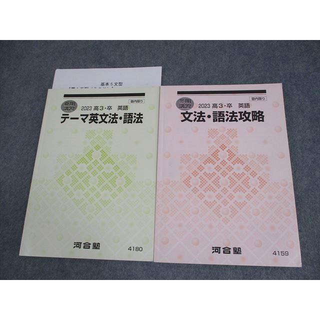 河合塾 英語 テーマ英文法・語法/文法・語法攻略 テキスト 2023 夏期