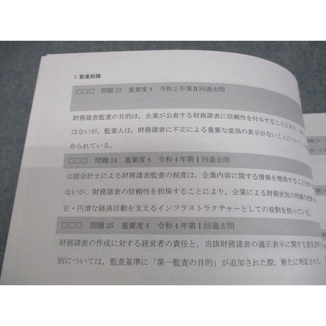 CPA会計学院 公認会計士講座 監査論 短答対策問題集1/2 2025年合格目標