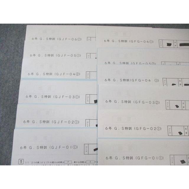 SAPIX サピックス GS特訓 基礎力/昼テスト/GJF/GFG 算数 【計21回分