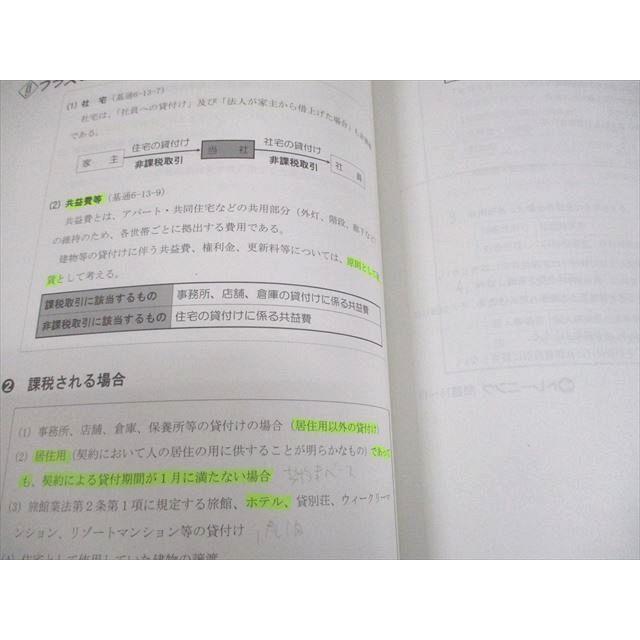 TAC 税理士講座 消費税法 基本テキスト/トレーニング1〜4 2025年合格