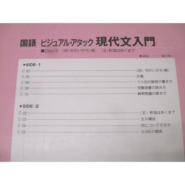 駿台 大学入試基礎徹底講座 ビジュアルアタック 現代文/古文/漢文入門