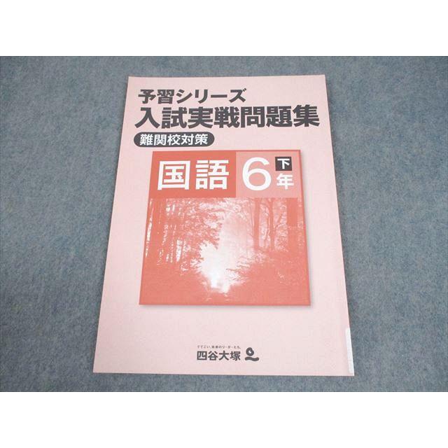 予習シリーズ 6年下 準拠 実力完成問題集 アルファ編 国語 6年 四谷大塚 小6 国語 予習シリーズ 実力完成問題集 下 難関校対策
