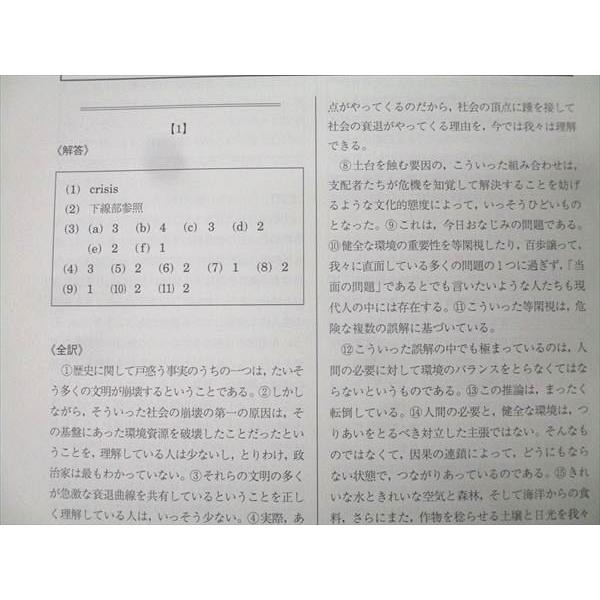 駿台 英語 英文読解 ヨコからタテへ テキスト 2023 夏期 大島保彦
