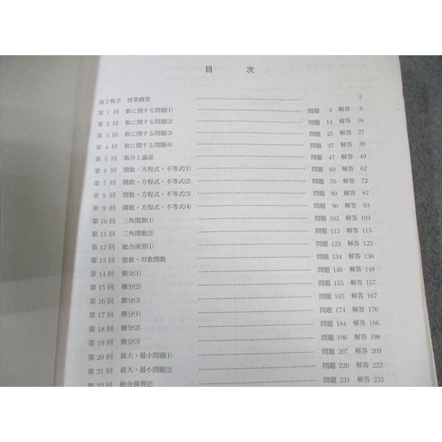 鉄緑会 高2 数学実戦講座I/II 問題集 第1/2部 通年セット 2017 計2冊