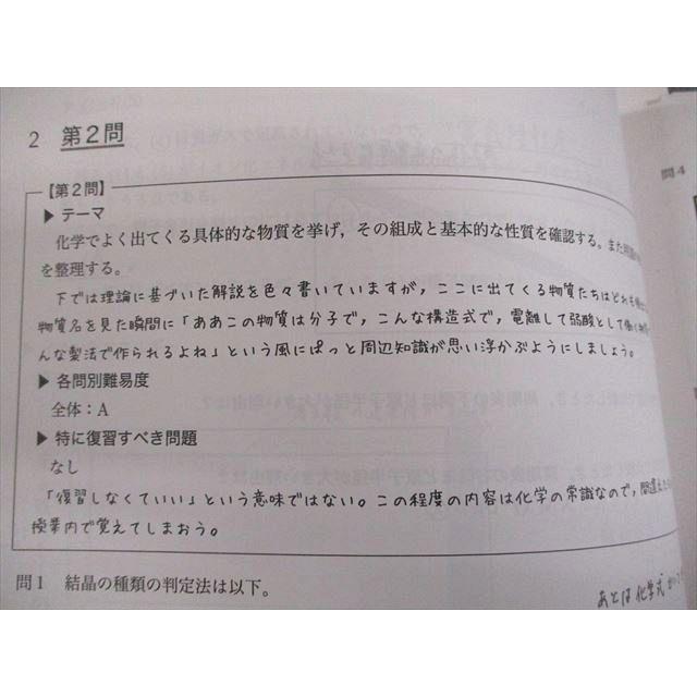 鉄緑会 新高3化学内部A テキスト 2023 春期 関谷理香 010m0D