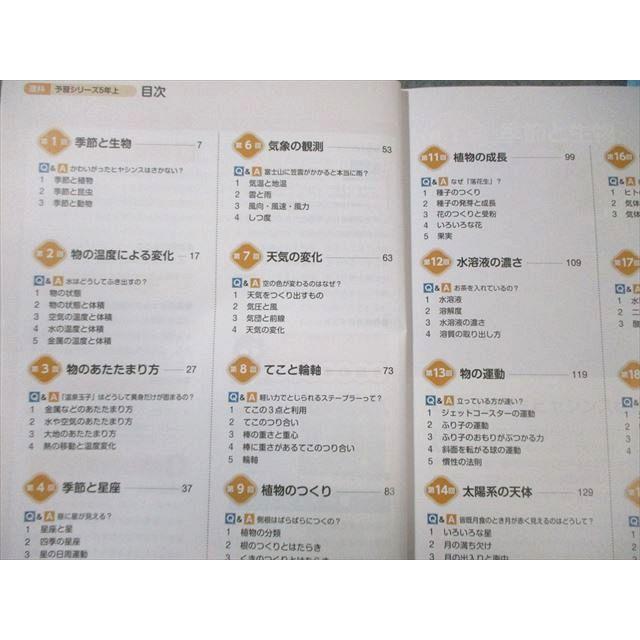 四谷大塚 小5 予習シリーズ 理科 上/下 2022 計2冊 025M2C : ブックス