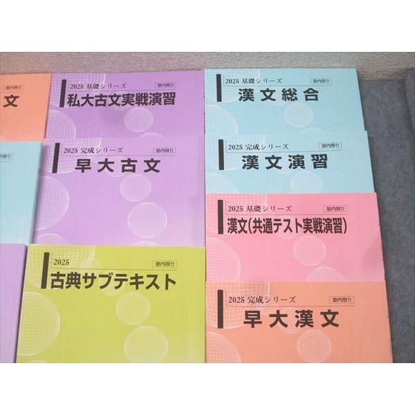 早大古文 2025 テキスト 河合塾 河合塾 早稲田大学 早大・私大コース 現代文/古文/漢文演習(共通テスト