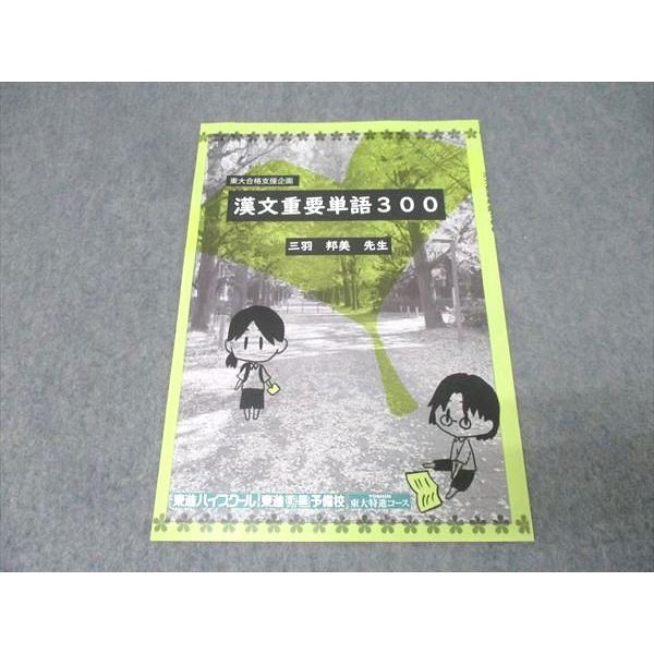 東進 東京大学 東大合格支援企画 国語 漢文重要単語300 テキスト 状態