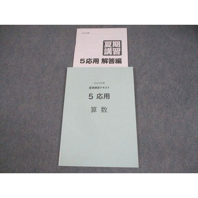 日能研 小5 算数 2025年度 夏期講習テキスト 5応用 未使用品 012m2D
