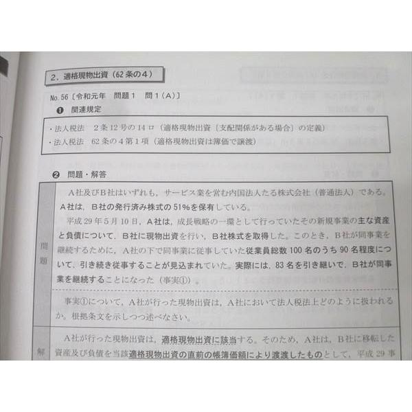 CPA会計学院 公認会計士試験 租税法 論文対策講義 冨田レジュメ 理論