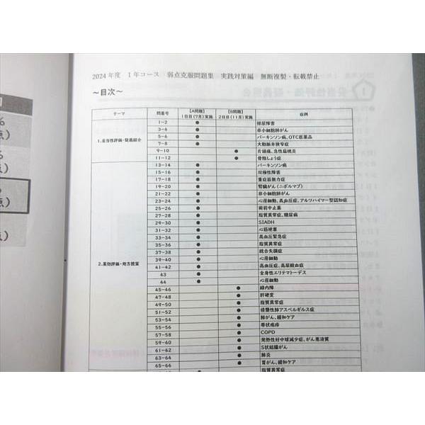 薬学ゼミナール 第110回薬剤師国家試験対策 弱点克服問題集 実践問題