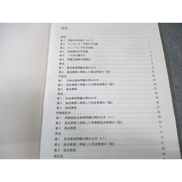 アガルートアカデミー 司法試験 採点実感から読み解く合格答案の「型