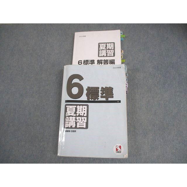 日能研 小6 2024年度 標準 夏期講習 043M2C : ブックスドリーム 学参