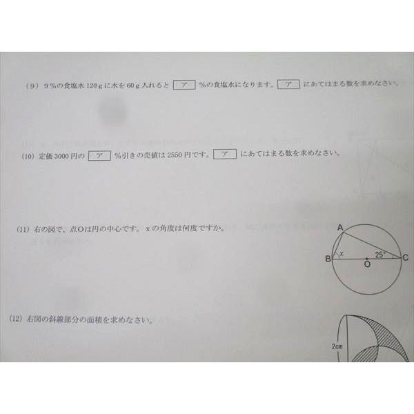 日能研 6年 サマーチェック 国語/算数/理科/社会 2025年度実施 未使用