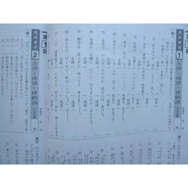 塾専用 中学受験新演習 漢字日記 国語小6下 書き込みなし 010S5B