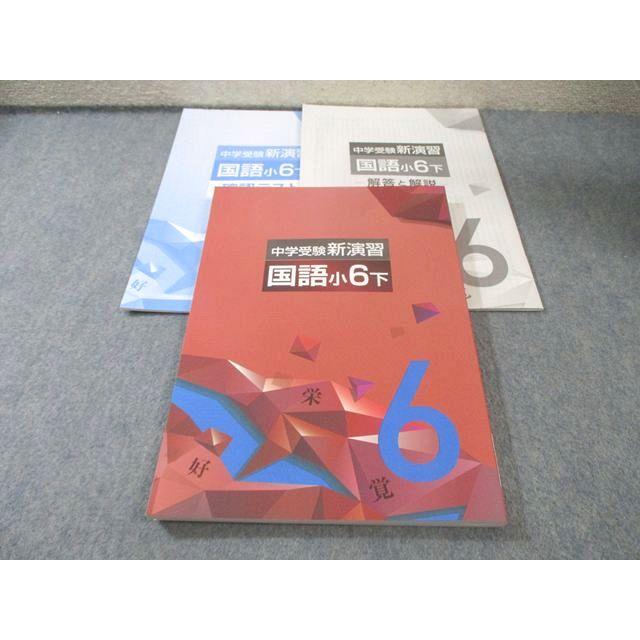 塾専用 小6 中学受験新演習 国語 下 未使用品 020S5C : ブックス