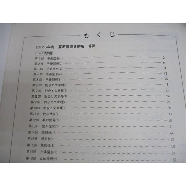 日能研 小6 2025年度 応用 夏期講習 国語/算数/理科/社会 053R2D
