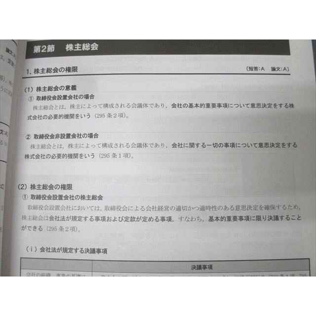 CPA会計学院 公認会計士講座 企業法 テキスト(1) 2023年合格目標 未