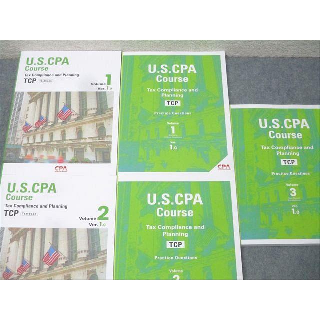 CPA会計学院 U.S.CPA 米国公認会計士 TCP テキストブック Volume1/2